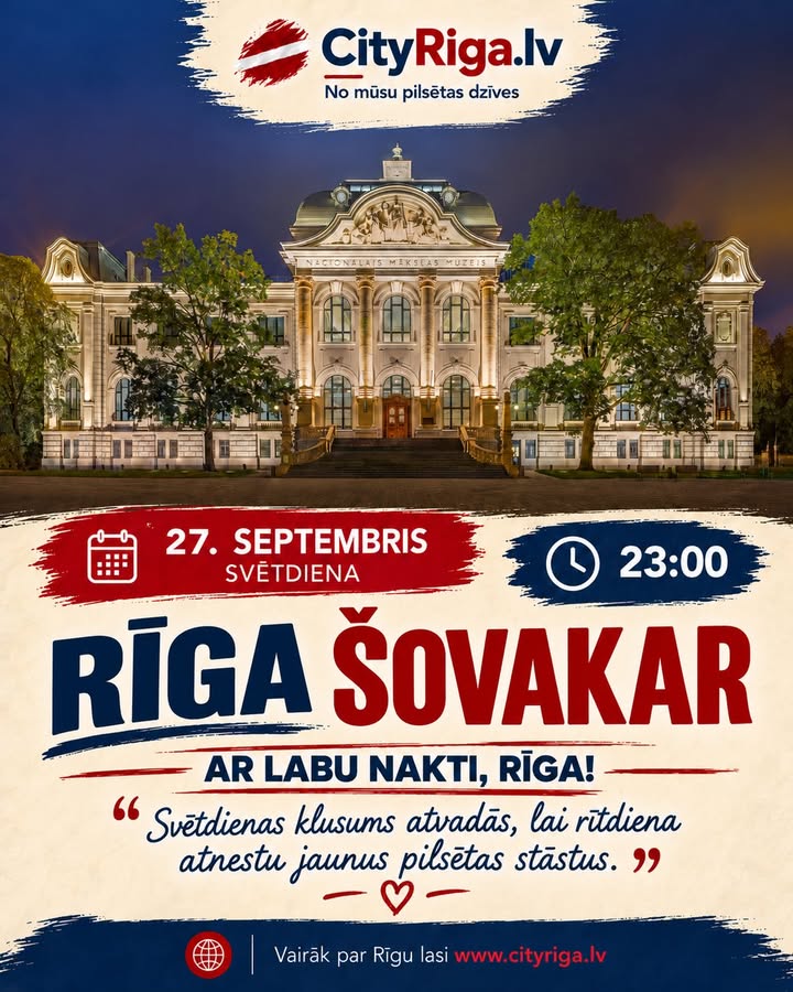 Svētdienas vakars ir pienācis