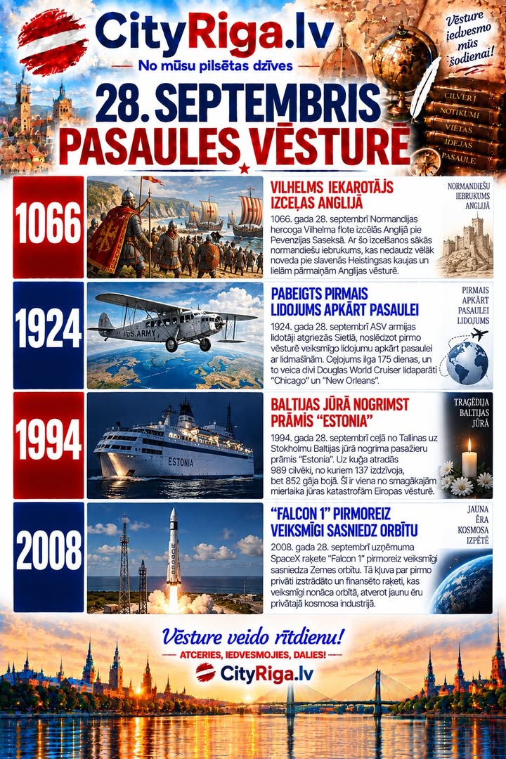 š 28. SEPTEMBRIS PASAULES VÄSTURÄ