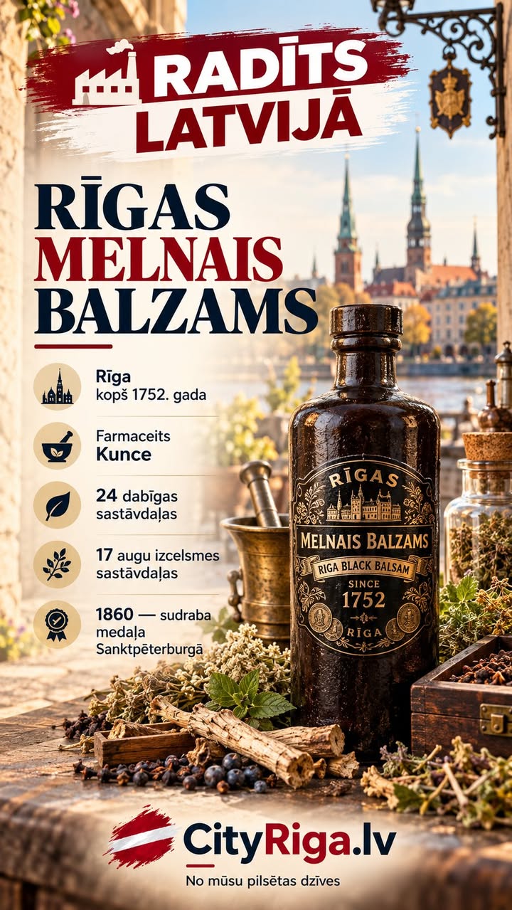 🏭 RADĪTS LATVIJĀ | RĪGAS MELNAIS BALZAMS — Rīgas garša ar vairāk nekā 270 gadu vēsturi