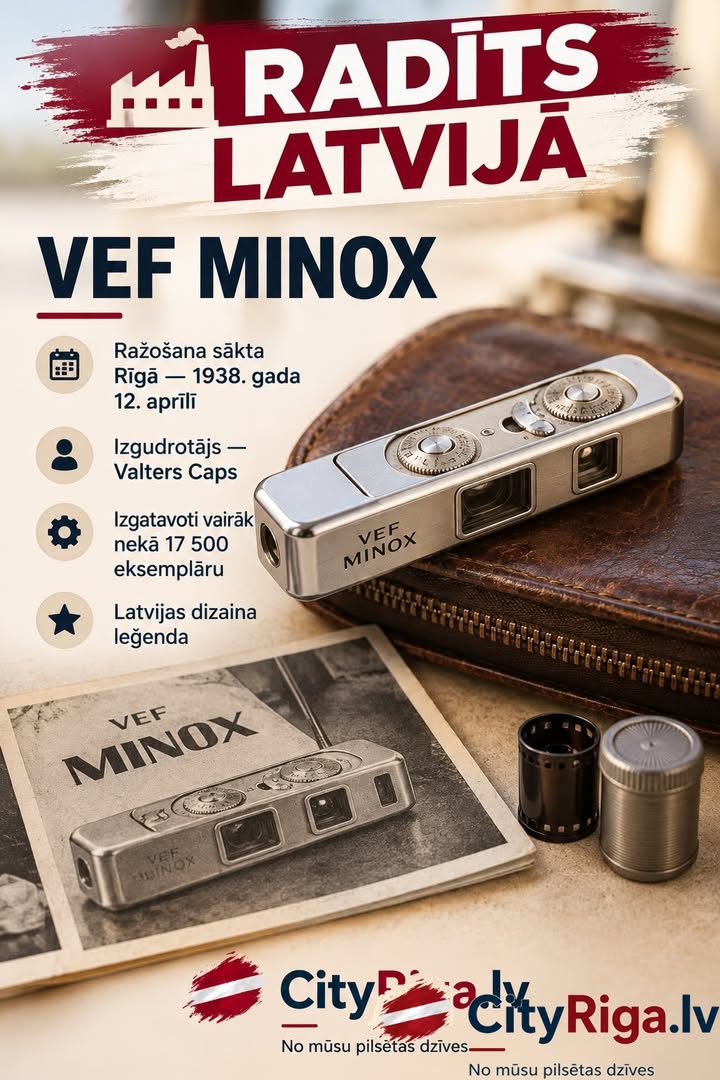 š RADÄŖTS LATVIJÄ | VEF MINOX ā mazÄ kamera, kas aiznesa RÄ«gas vÄrdu pasaulÄ
