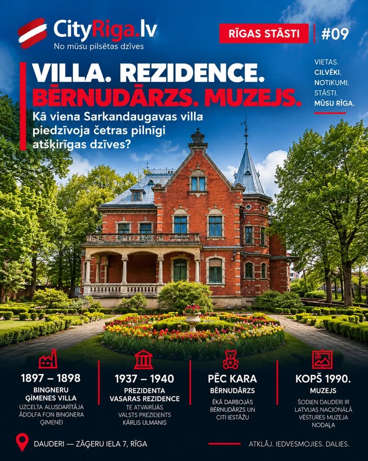 RĪGAS STĀSTI #09 — VILLA. REZIDENCE. BĒRNUDĀRZS. MUZEJS