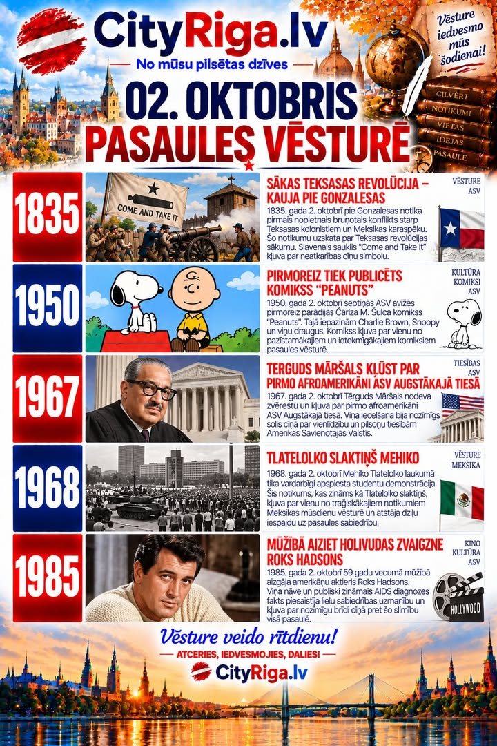š 2. OKTOBRIS PASAULES VÄSTURÄ