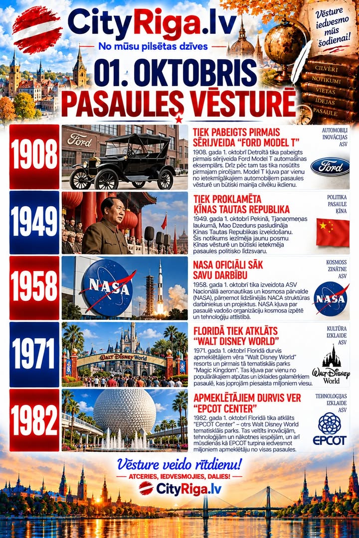š 1. OKTOBRIS PASAULES VÄSTURÄ