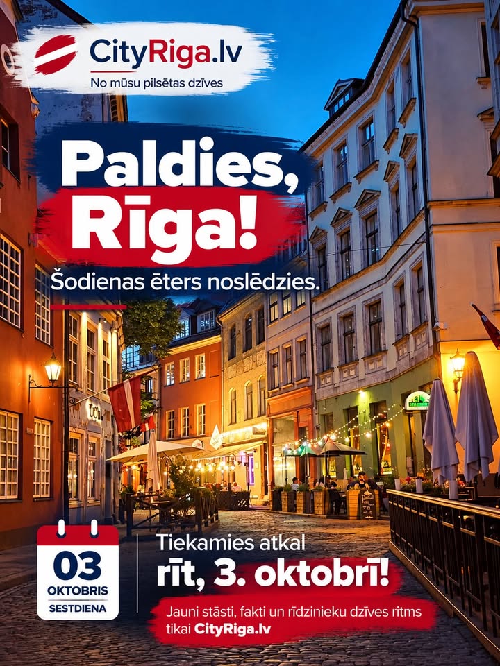 🌙 Paldies, Rīga! Šodienas ēters noslēdzies.