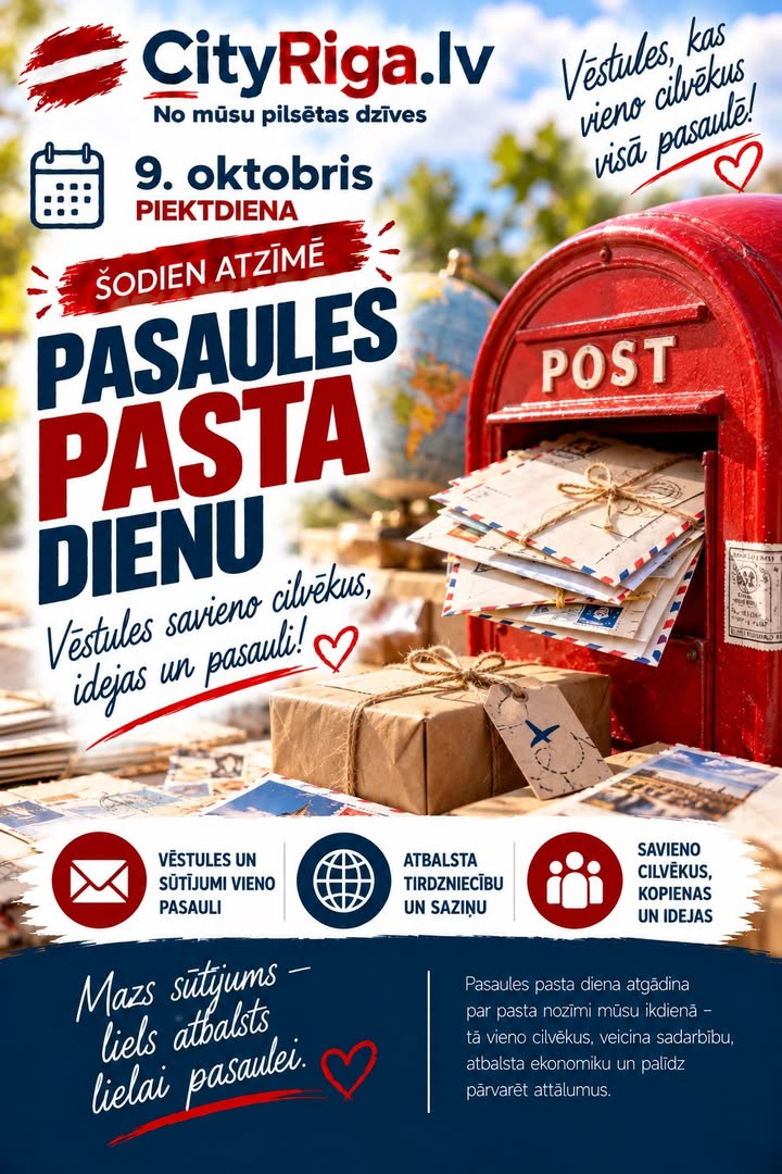 📮 PASAULES PASTA DIENA