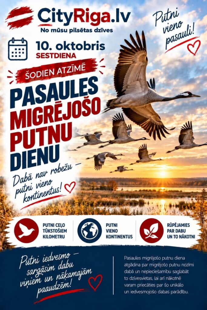 🐦 PASAULES MIGRĒJOŠO PUTNU DIENA