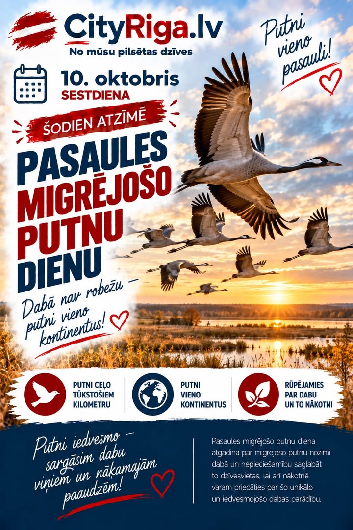 🐦 PASAULES MIGRĒJOŠO PUTNU DIENA