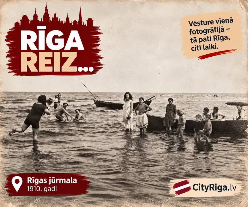 📸 RĪGA REIZ…Rīgas jūrmala, 1910. gadi