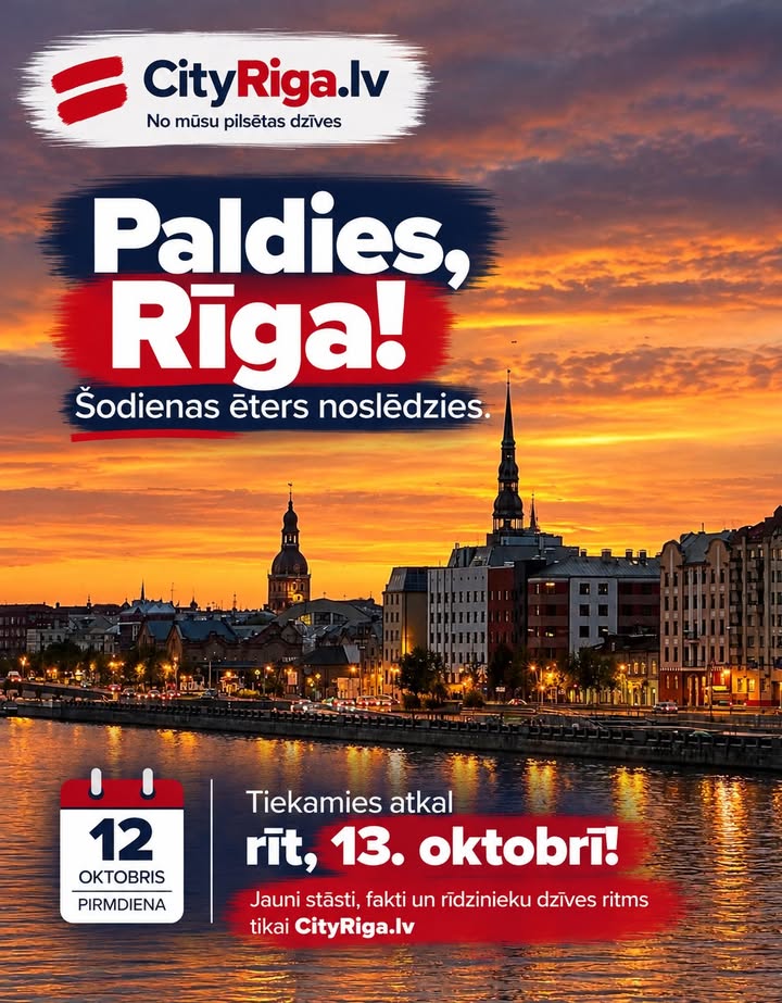 12 oktobra Äters noslÄdzies