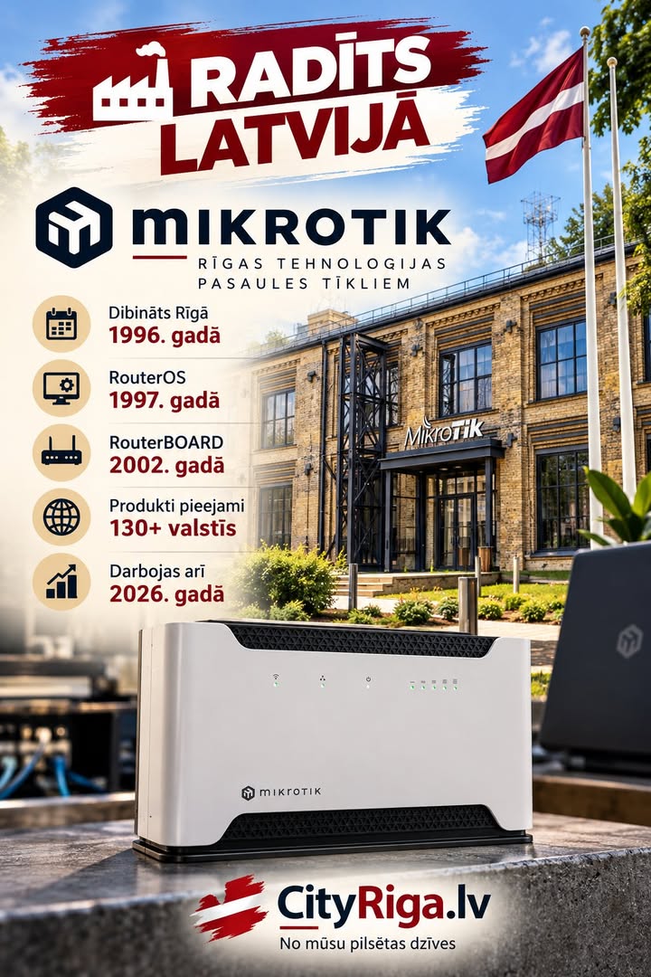 š RADÄŖTS LATVIJÄ | MIKROTIK ā tehnoloÄ£ijas no RÄ«gas pasaulei š±š»š