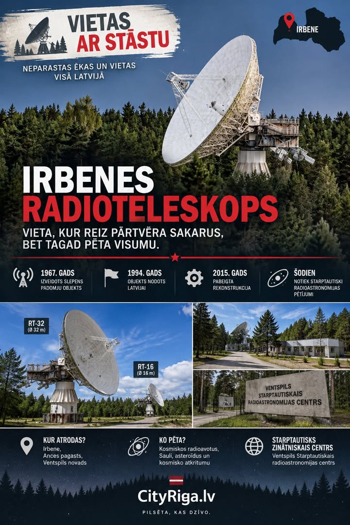 🏚️ VIETAS AR STĀSTU | Irbenes radioteleskops