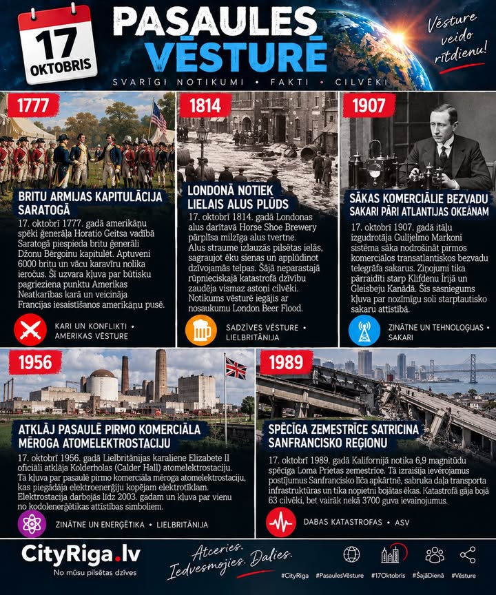 š PASAULES VÄSTURE | 17. OKTOBRIS š