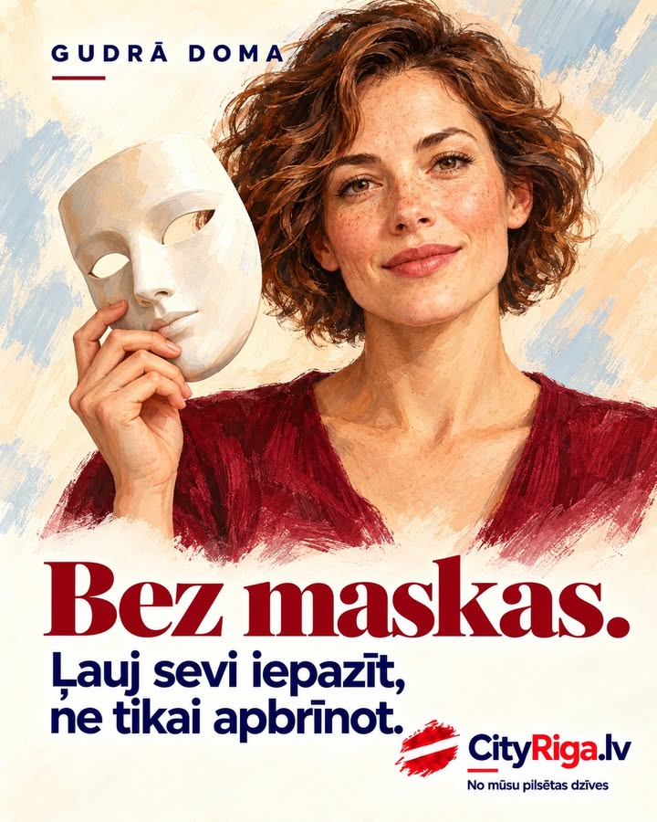 š Bez maskas.