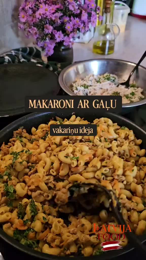 MAKARONI AR GAĻU