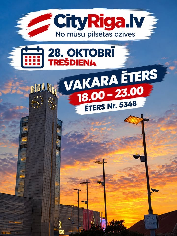 🌆❤️ LABVAKAR, RĪGA! ESAM ATKAL KOPĀ!